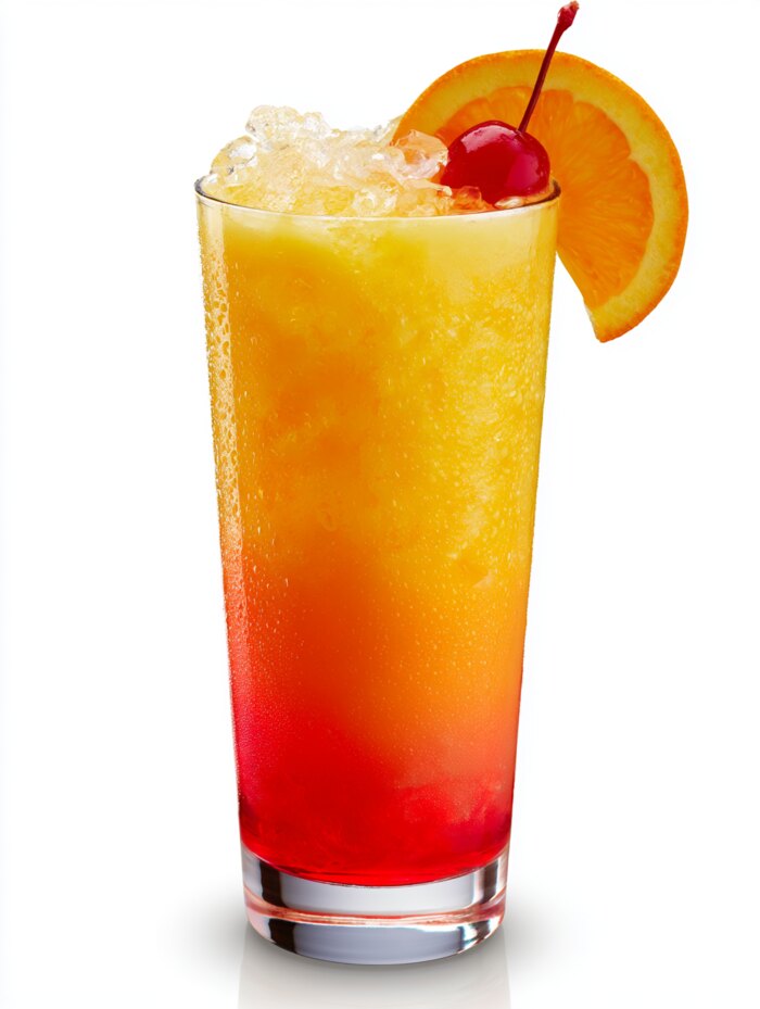 Batida Sunrise Cocktail