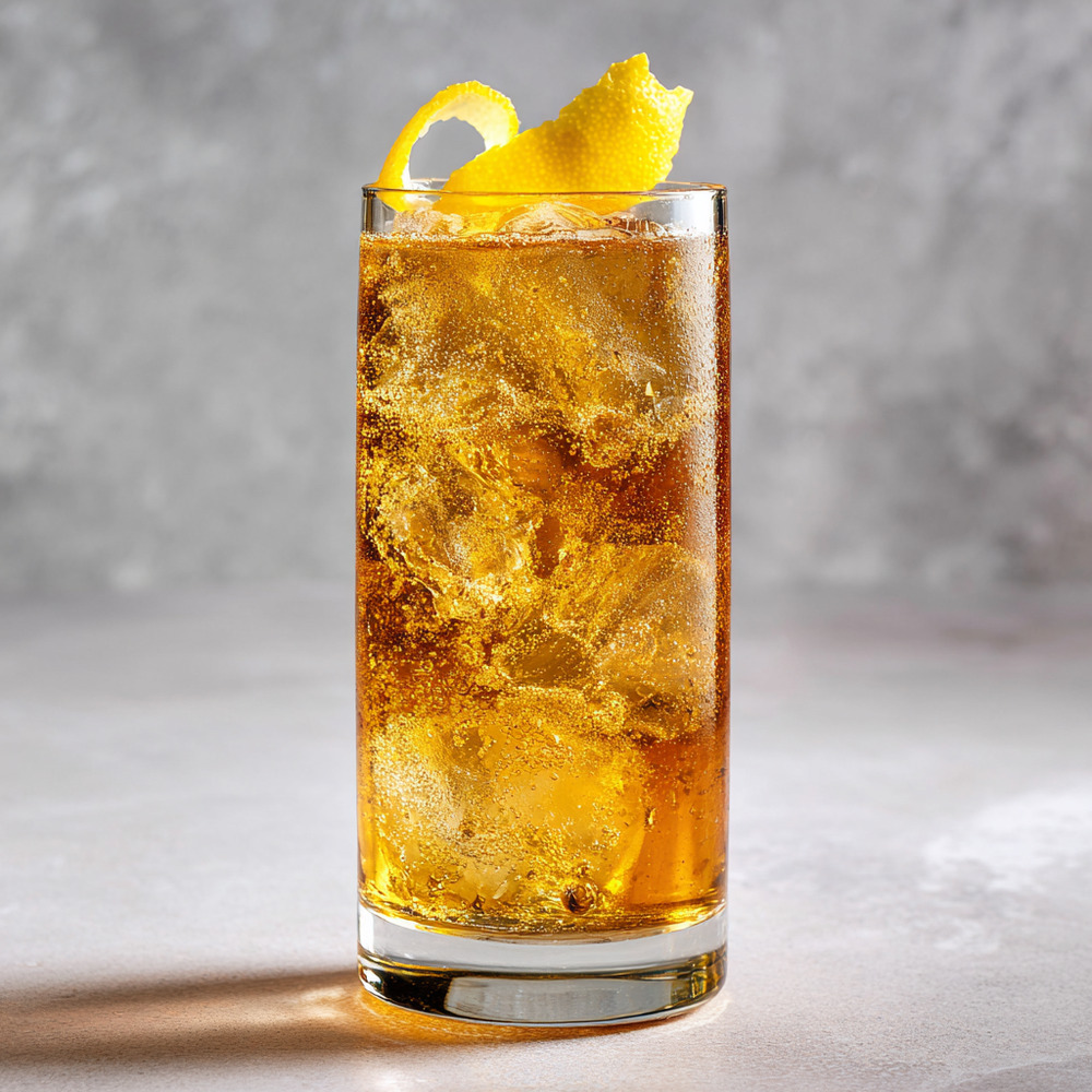 Cognac Amber Fizz