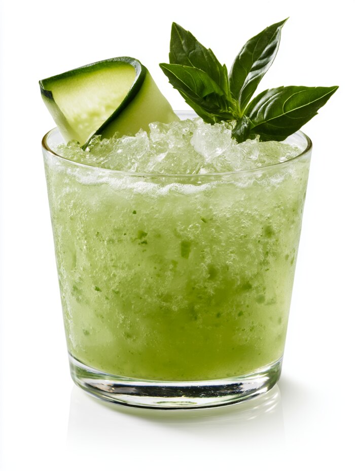 Cucumber-Basil Xz Smash Cocktail