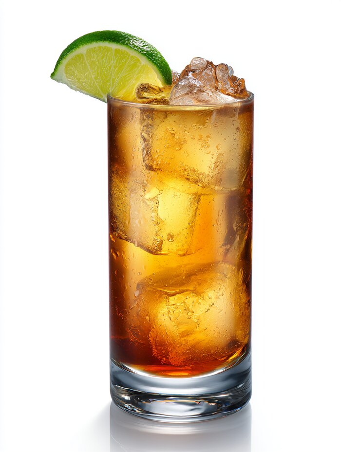 Dark and Stormy Cocktail