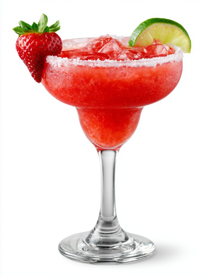 Erdbeer und Lime Margarita Cocktail