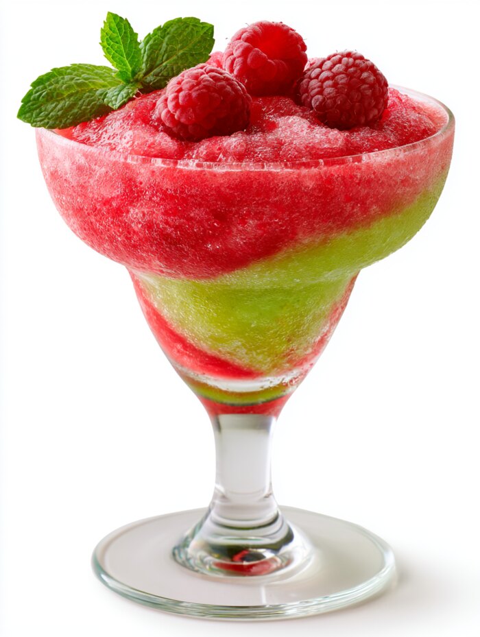 Frozen Raspberry Melon Cocktail
