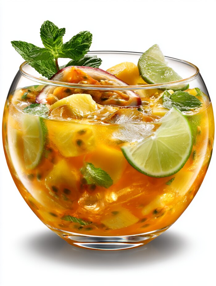 Fruchtbowle Exotic Punch alkoholfrei Cocktail