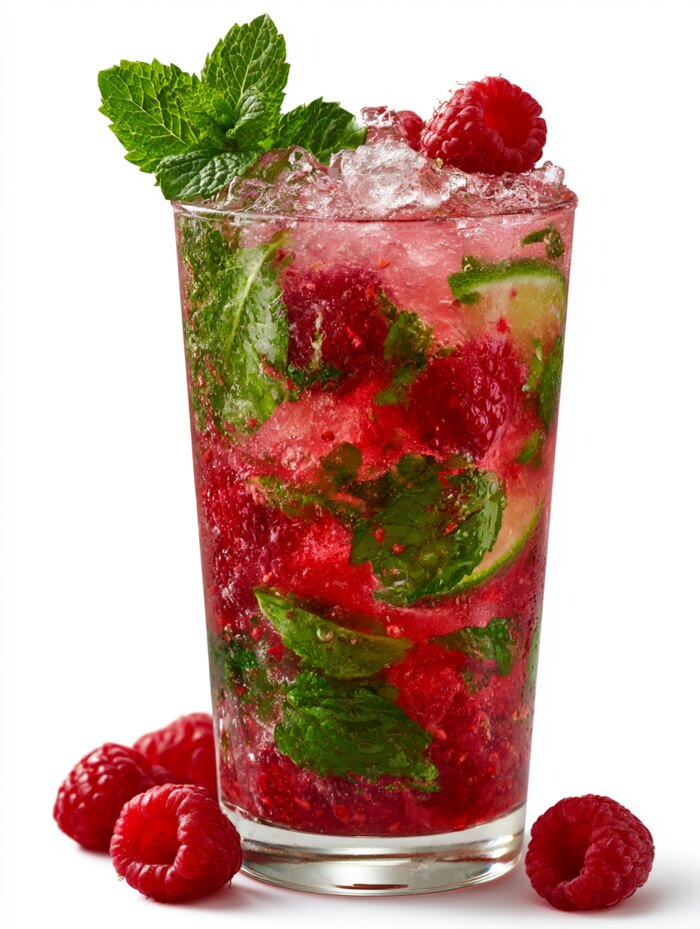 Himbeer Mojito alkoholfrei Cocktail