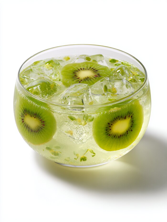 Kiwi-Bowle Cocktail