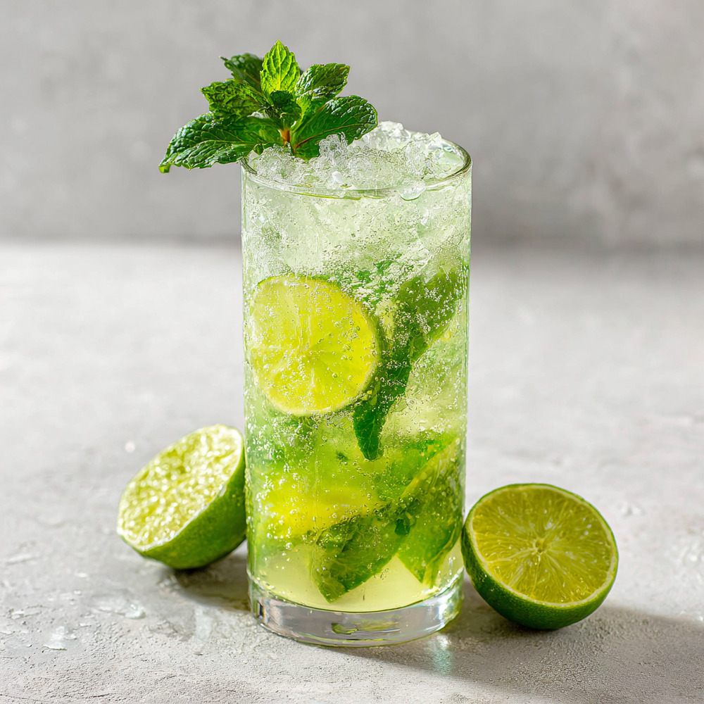 Limetten-Minze Cooler