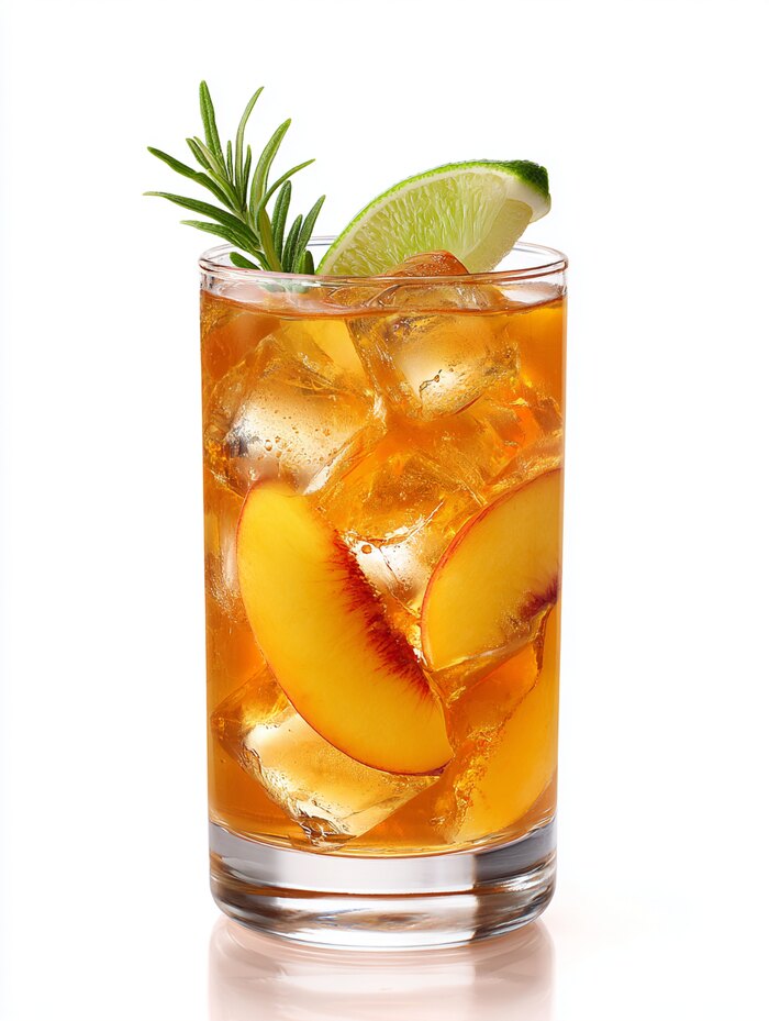 Peach Tea Cup Cocktail