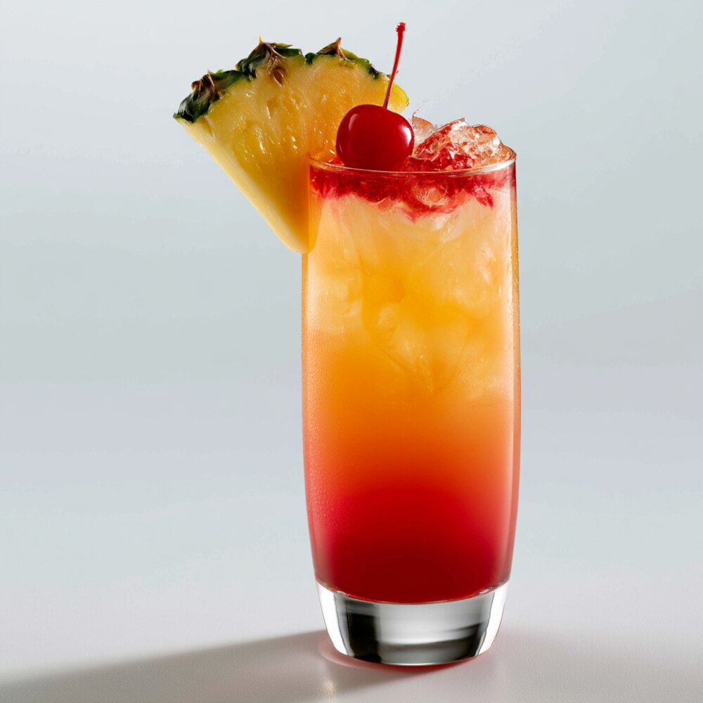 Planters Punch - Variante mit Grenadine und Ananassaft