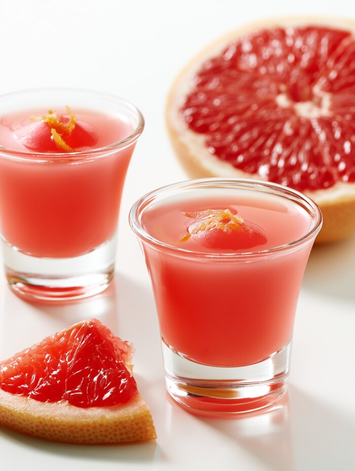 Wodka Jelly Grapefruit Rezept Cocktail