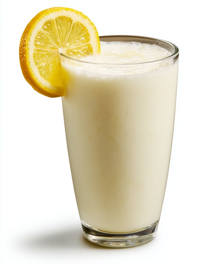 Zitronenmilch Cocktail