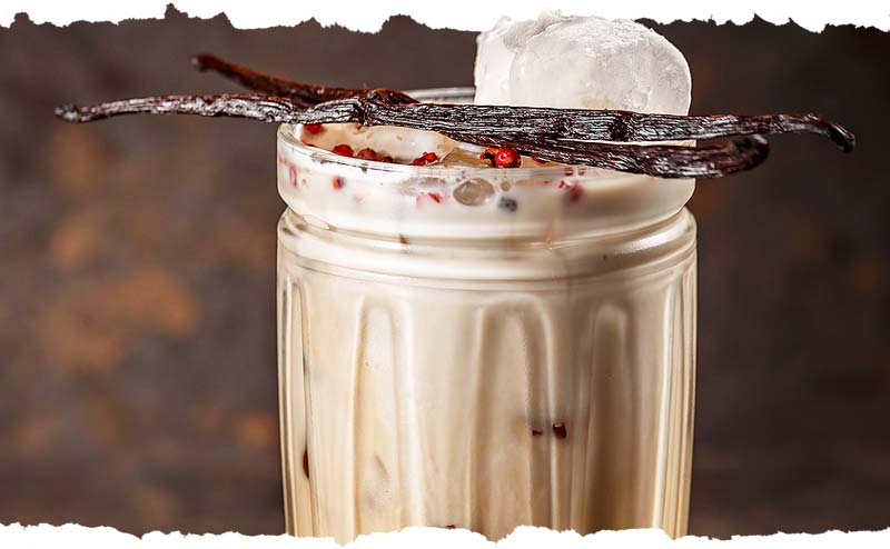 Kaffee-Vanille-Cocktail