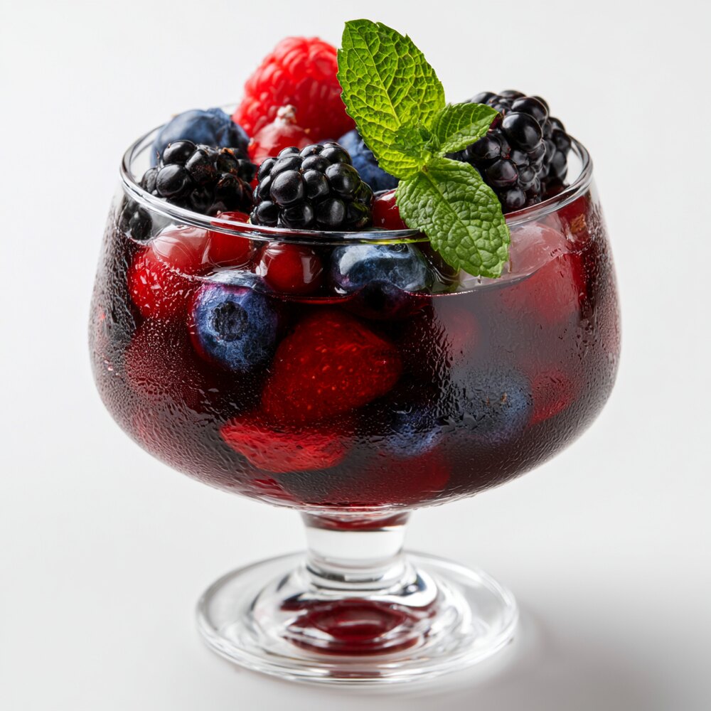 Rote Beeren Bowle