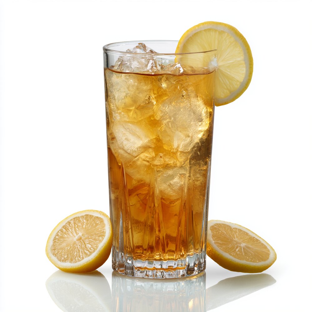 Cocktail mit Zitrone und Bitter Lemon